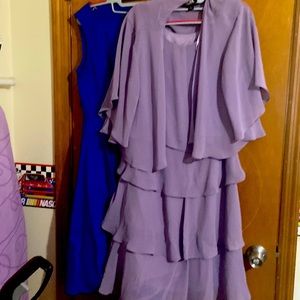 Lavender dress woth jacket